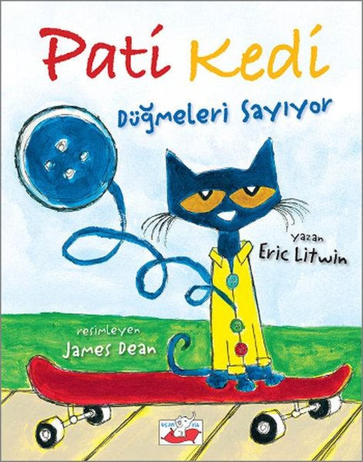 Pati Kedi Düğmeleri Sayıyor | Uçan Fil (Ciltli)