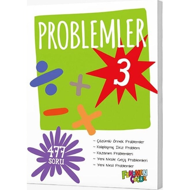 3. Sınıf Problemler | Fenomen Çocuk (Ciltsiz)
