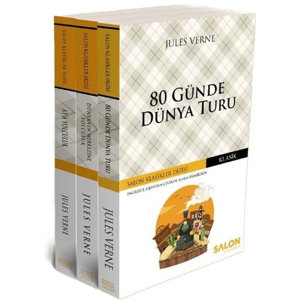 Jules Verne Seti - 3 Kitap Takım | Salon Yayınları (İnce Kapak)