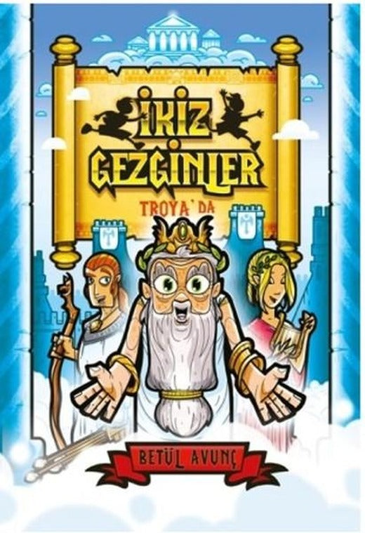 İkiz Gezginler Troya'da | Tudem Yayınları - Çocuk Kitapları Dizisi (İnce Kapak)