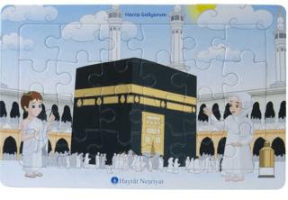 Hacca Gidiyorum 24 Parça Yapboz | Hayrat Neşriyat - Resim 1