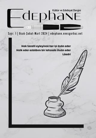 Edephane Dergisi sayı:1 Ocak-Şubat-Mart- 2024 | Cinius Yayınları (Ciltsiz)  - Resim 1