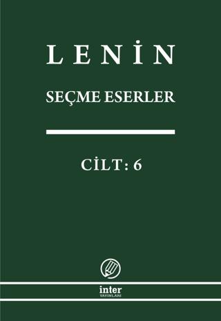 Lenin Seçme Eserler Cilt: 6 | İnter Yayınları (Ciltsiz)  - Resim 1