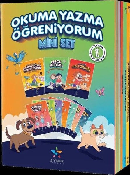1.Sınıf Okuma Yazma Öğreniyorum Mini Set - Kolektif kitap kapağı