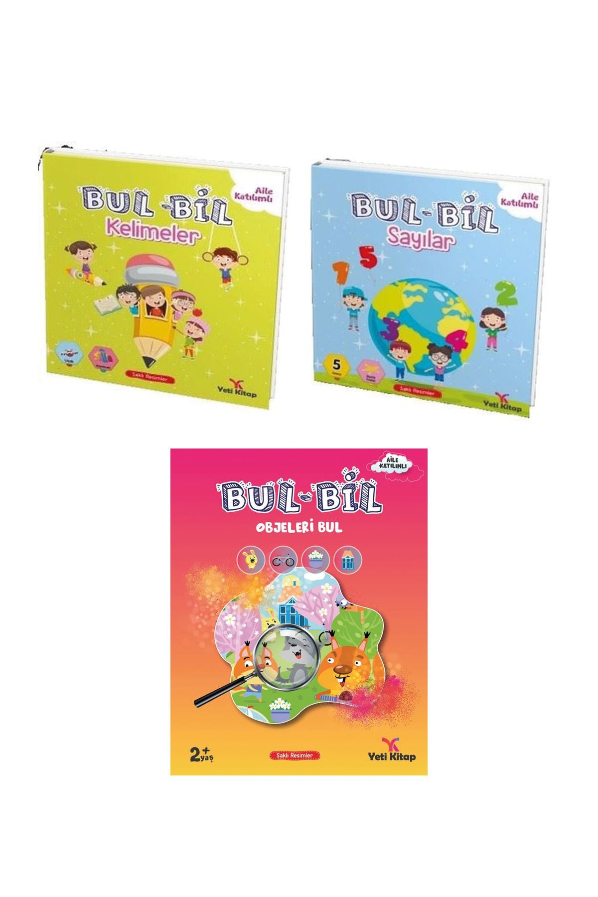 2-4 Yaş Bul-Bil Etkinlik Kitap Seti (3 Kitap) kitap kapağı