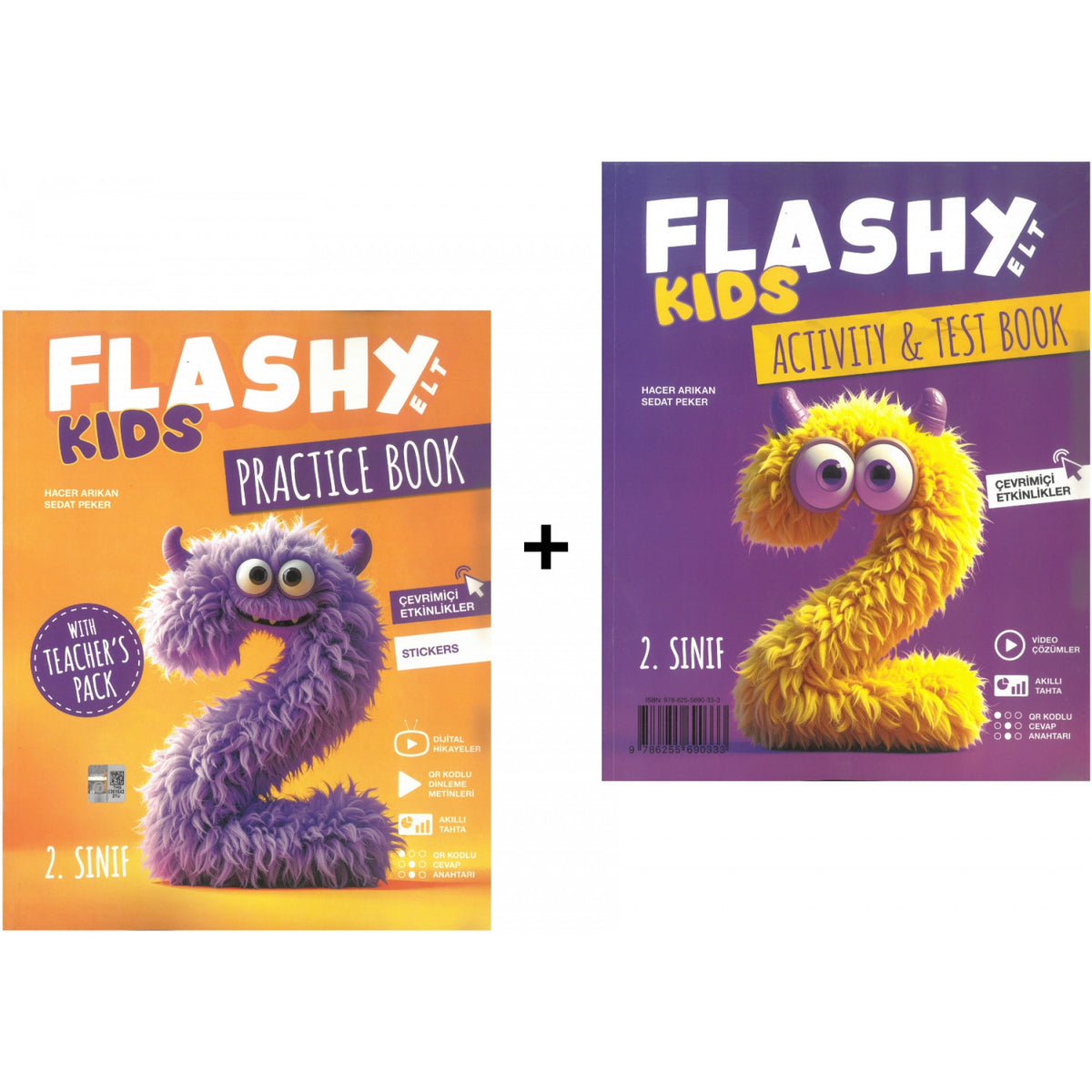 2. Sınıf Flashy Elt Kids Practice Book - Activity & Test Book 2 Kitap Bir Arada kitap kapağı