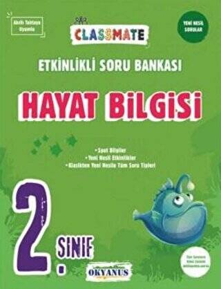 2. Sınıf Classmate Hayat Bilgisi Etkinlikli Soru Bankası - Abdulnur Yıldız kitap kapağı