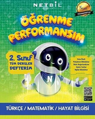 Netbil Yayınları 2. Sınıf Öğrenme Performansım Tüm Dersler Defterim - Kolektif kitap kapağı