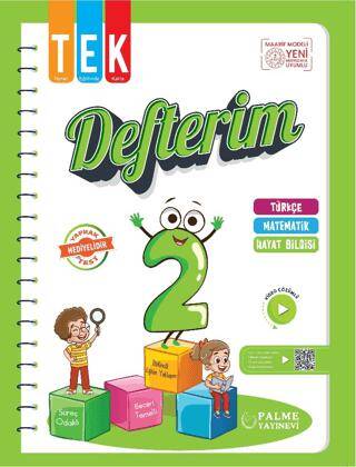 2. Sınıf Tek Defterim Palme Yayınevi - Kolektif kitap kapağı