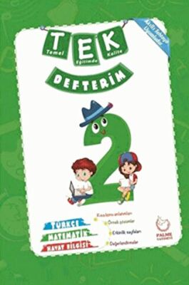 2. Sınıf TEK Defterim - Komisyon kitap kapağı