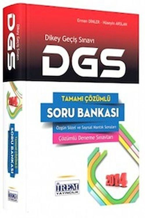 2014 DGS Tamamı Çözümlü Soru Bankası kitap kapağı
