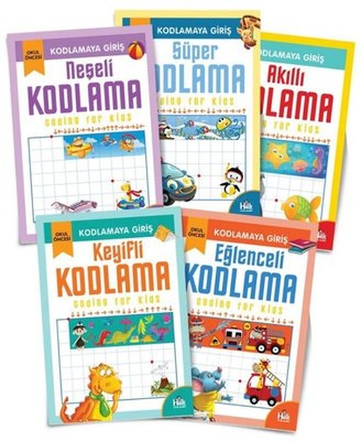 Kodlamaya Giriş Seti - 5 Kitap Takım | Halk Kitabevi