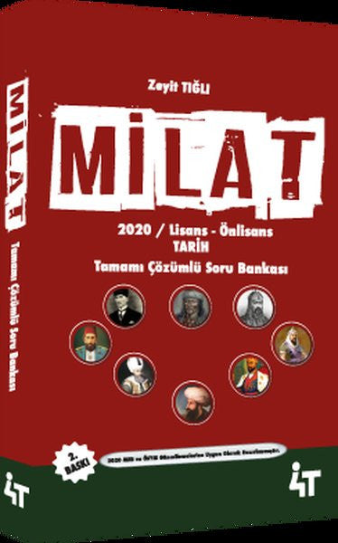 2020 Milat Tarih Tamamı Çözümlü Soru Bankası - Zeyit Tığlı kitap kapağı