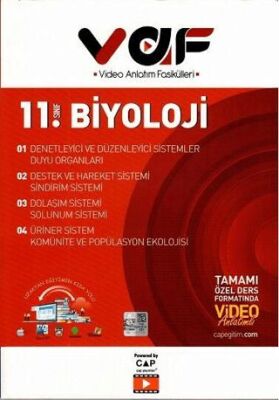 11.Sınıf Biyoloji Video Anlatım Fasikülleri - Kolektif kitap kapağı