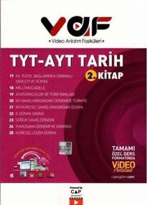 TYT AYT Tarih 2. Kitap Video Anlatım Fasikülleri - Kolektif kitap kapağı