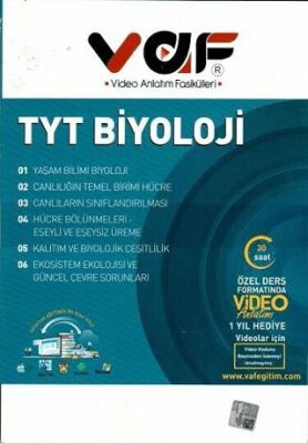 TYT Biyoloji Video Anlatım Fasikülleri - Kolektif kitap kapağı