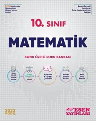 10. Sınıf Matematik Konu Özetli Soru Bankası - Kolektif kitap kapağı