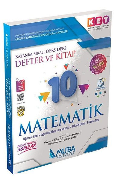 2022 10.Sınıf KET Serisi Matematik Defter ve Kitap - Kolektif kitap kapağı