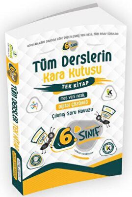 2024 6. Sınıfın Kara Kutusu Tüm Dersler Tek Kitap Dijital Çözümlü Soru Bankası - Kolektif kitap kapağı