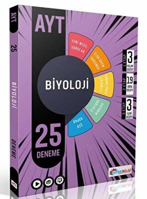 AYT Biyoloji 25 Branş Denemesi - Kolektif kitap kapağı