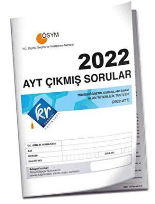 AYT Çıkmış Sorular Tıpkı Basım Kitapçığı - Komisyon kitap kapağı