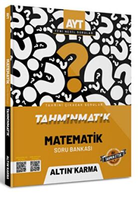 Altınkarma Tahminmatik AYT Matematik Soru Bankası - Kolektif kitap kapağı