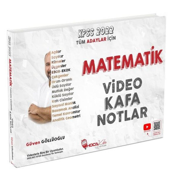 2022 KPSS Matematik Video Kafa Notlar - Güven Göllüoğlu kitap kapağı