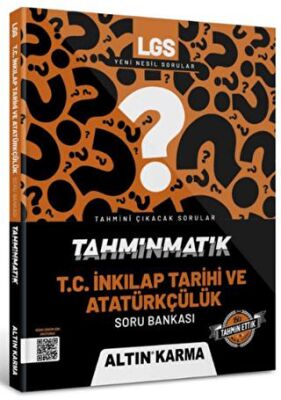 AltınKarma LGS İNKILAP TAHMİNMATİK SORU - Kolektif kitap kapağı