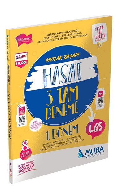 2022 LGS Mutlak Başarı Hasat 3 Tam Deneme Sınavı - Kolektif kitap kapağı