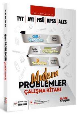 2024 Tüm Sınavlar İçin Modern Problemler Çalışma Kitabı Metin Yayınları - Gökhan Metin kitap kapağı
