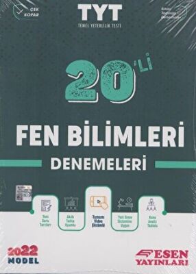 TYT Fen Bilimleri 20 li Denemeleri - Kolektif kitap kapağı