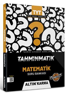 Altınkarma Tahminmatik TYT Matematik Soru Bankası - Kolektif kitap kapağı