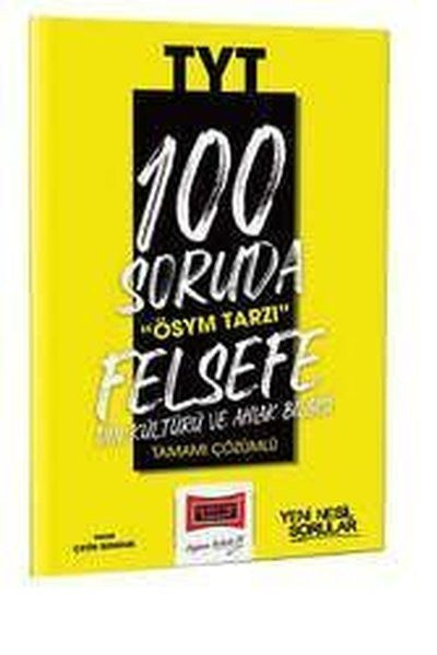 2023 100 Soruda ÖSYM Tarzı TYT Felsefe Din Kültürü ve Ahlak bilgisi Tamamı Çözümlü Soru Bankası - Kolektif kitap kapağı