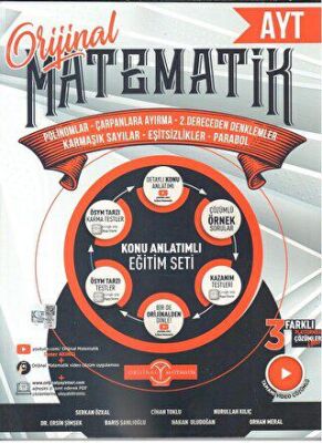 AYT Polinom Çarpanlara Ayırma 2.Dereceden Denklemler Karmaşık Sayılar Eşitsizlik Parabol Konu Anlatımı - Kolektif kitap kapağı