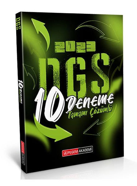 2023 DGS Tamamı Çözümlü 10 Deneme - Komisyon kitap kapağı