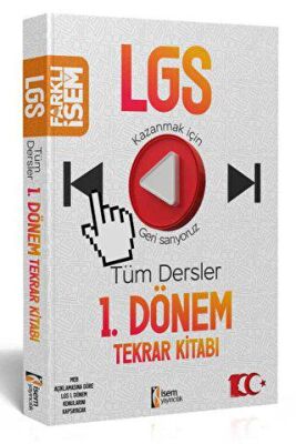 Farklı İsem LGS Tüm Dersler 1.Dönem Tekrar Kitabı - Kolektif kitap kapağı