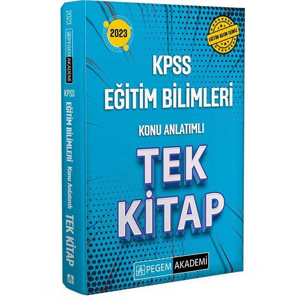 2023 KPSS Eğitim Bilimleri Konu Anlatımlı Tek Kitap - Kolektif kitap kapağı
