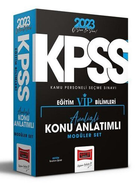 2023 KPSS Eğitim Bilimleri Tüm Dersler Konu Anlatımlı Modüler Set - Komisyon kitap kapağı