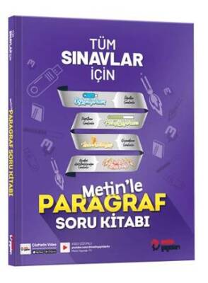 Metin Yayınları Tüm Sınavlar İçin Metin`le Paragraf Soru Kitabı - Kolektif kitap kapağı