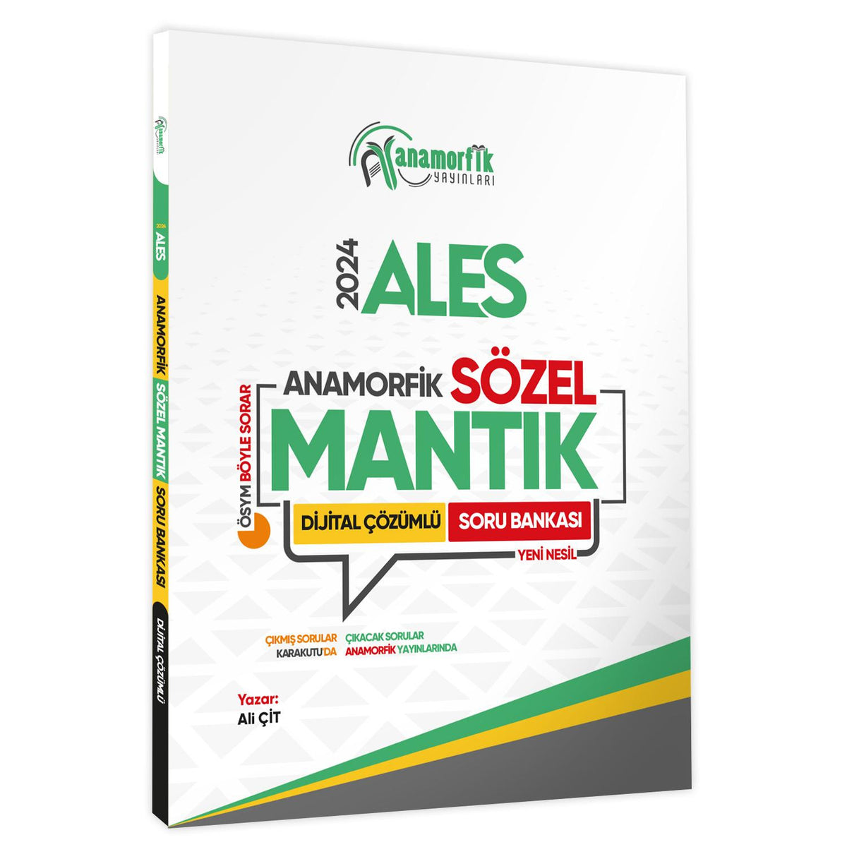 ALES Anamorfik Sözel Mantık Soru Bankası Yeni Müfredat Dijital Çözümlü kitap kapağı