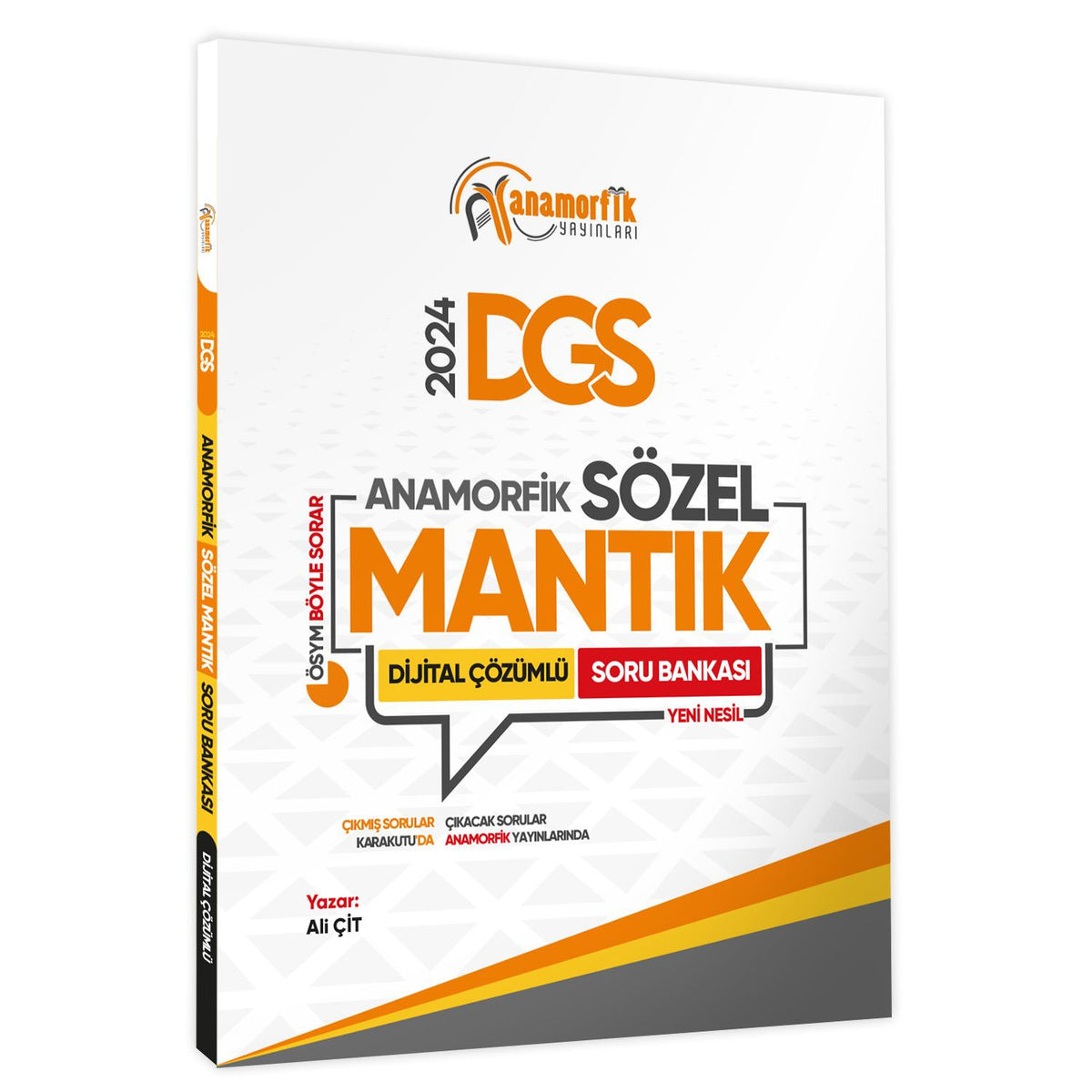 DGS Anamorfik Sözel Mantık Soru Bankası Yeni Müfredat Dijital Çözümlü kitap kapağı