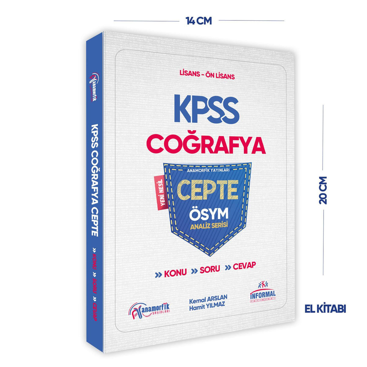 2025 KPSS Lisans Ön Lisans Coğrafya Cepte Konu Anlatımlı Soru-Cevap ÖSYM Analiz Serisi Son TÜİK Ekli kitap kapağı