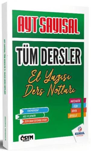 2025 AYT Sayısal Tüm Dersler El Yazısı Ders Notları - Kolektif kitap kapağı