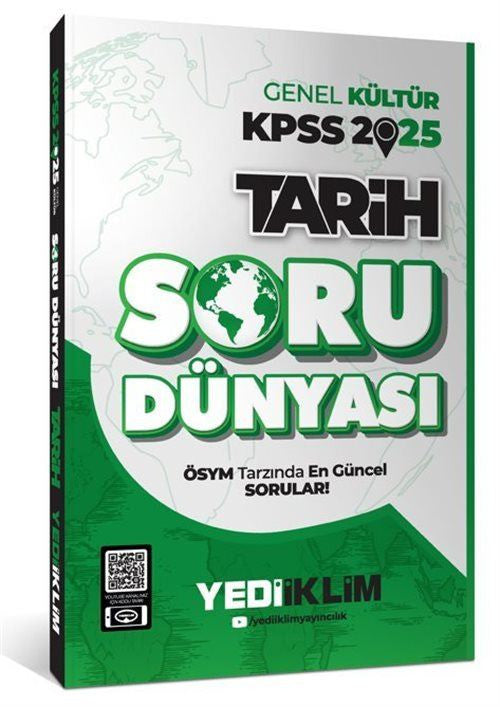 2025 KPSS Genel Kültür Tarih Soru Dünyası - Komisyon kitap kapağı