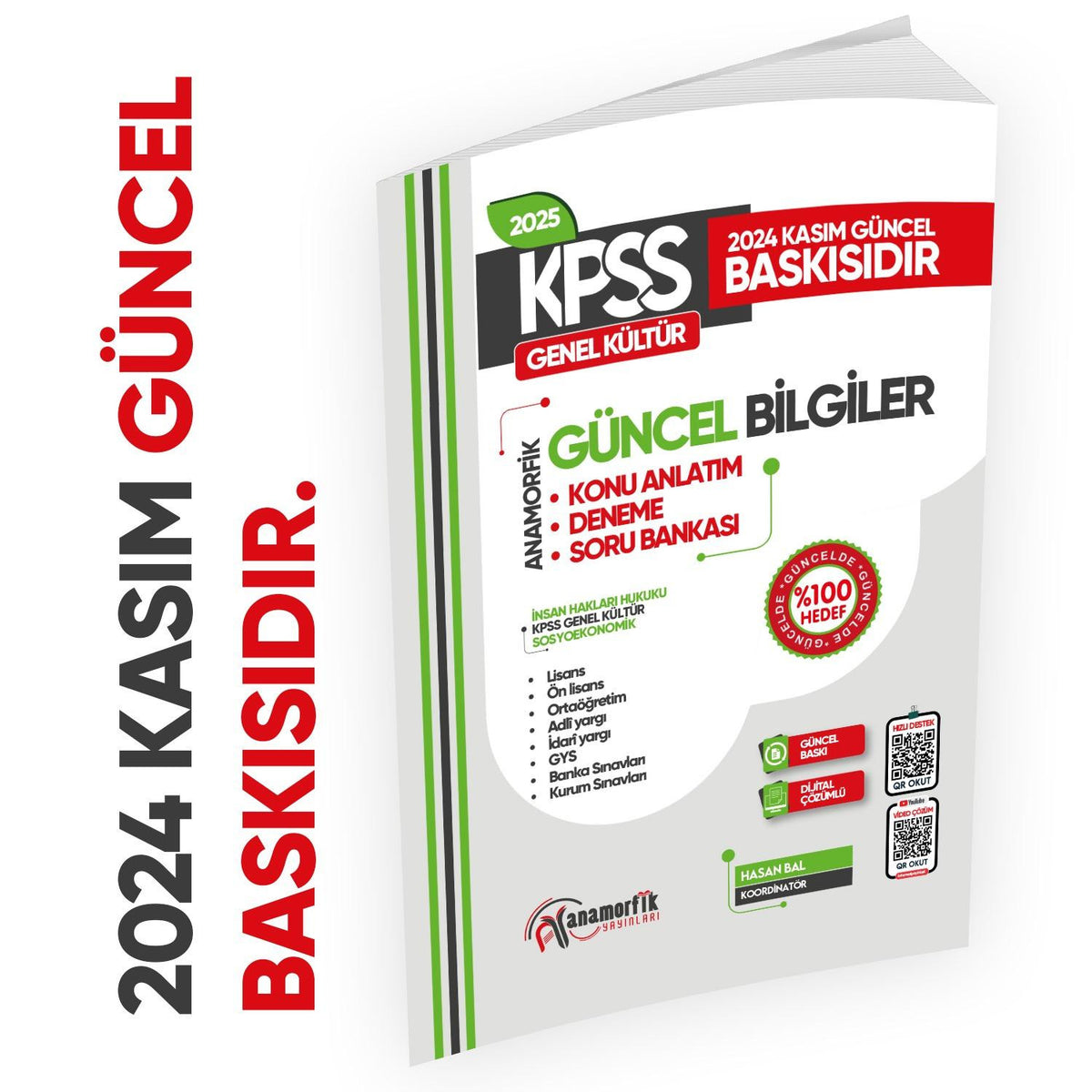 2025 KPSS Genel Kültür/Kurum Sınavları Güncel Bilgiler Konu Anlatım-Deneme-Soru Bankası D. Çözümlü kitap kapağı