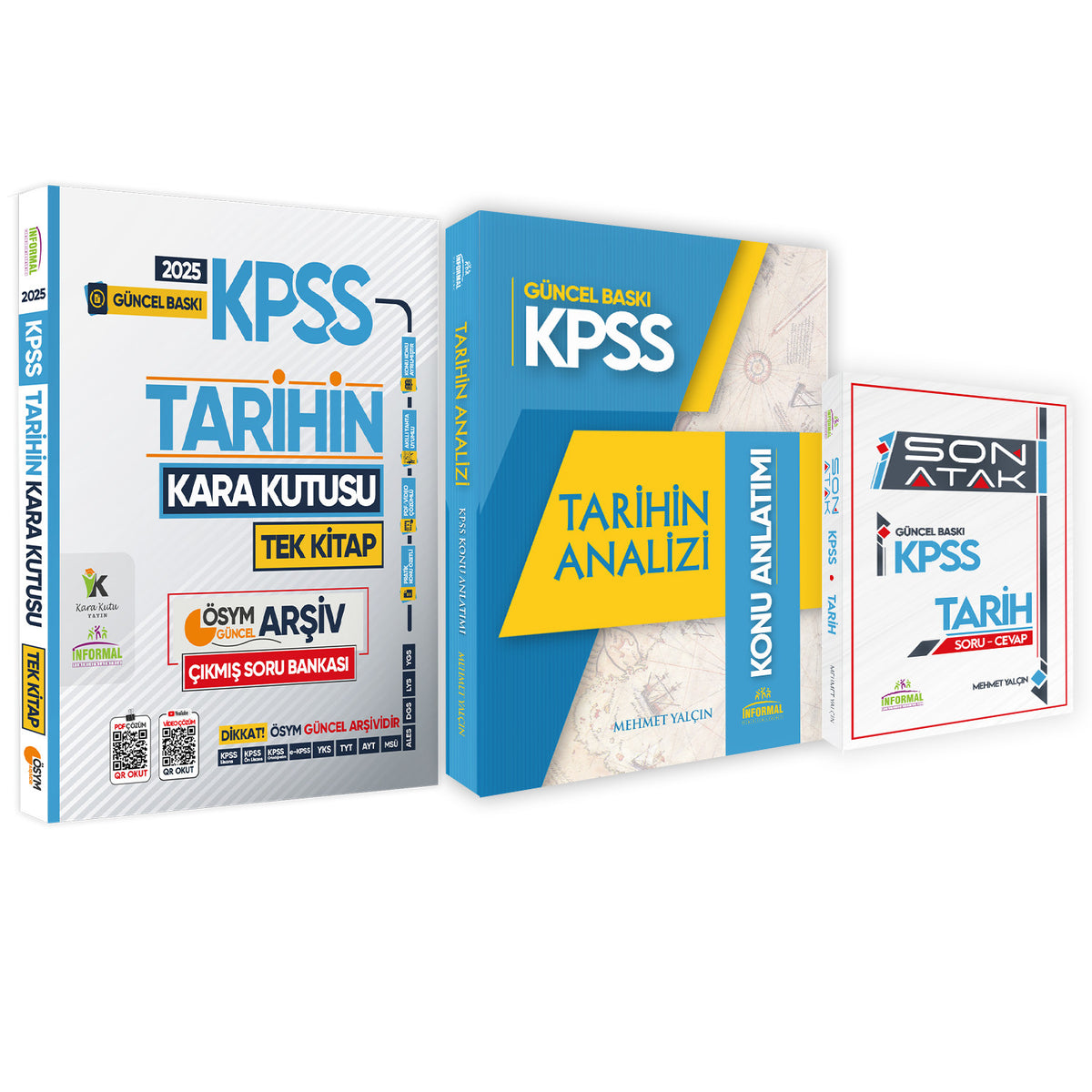 2025 KPSS Tarih 3lü Set Kara Kutu - Son ATAK - Tarihin Analizi Konu Anlatım-Soru Bankası SETİ kitap kapağı