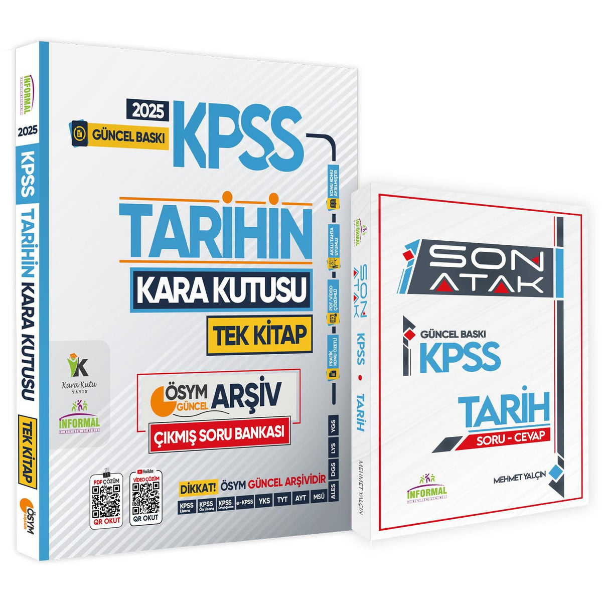2025 KPSS Tarih Kara Kutusu Çıkmış Soru Bankası ve Son Atak Özgün Pratik Görselli Not Kitabı kitap kapağı