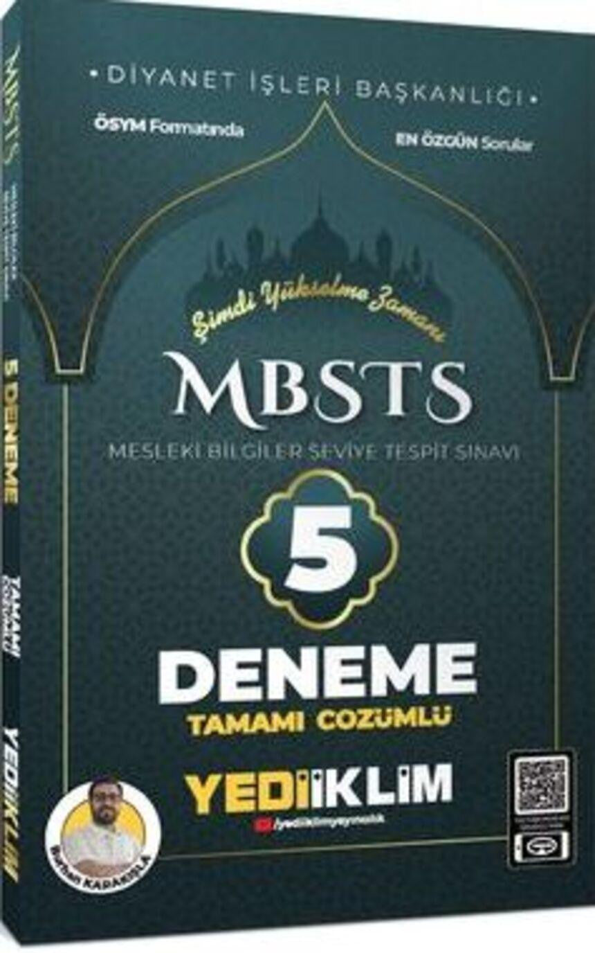 2025 MBSTS Mesleki Bilgiler Seviye Tespit Sınavı Tamamı Çözümlü 5 Deneme - Burhan Karakışla kitap kapağı
