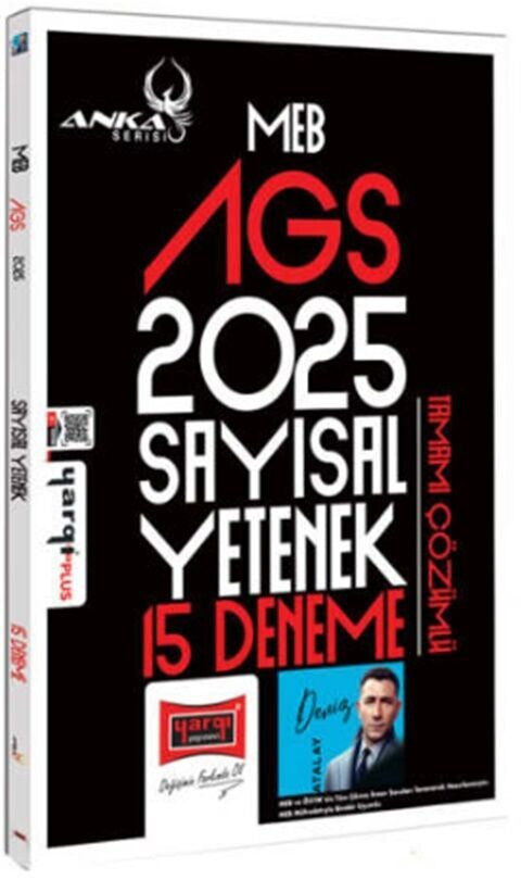 2025 MEB AGS Anka Serisi Sayısal Yetenek Tamamı Çözümlü 15 Deneme Yargı Yayınları kitap kapağı