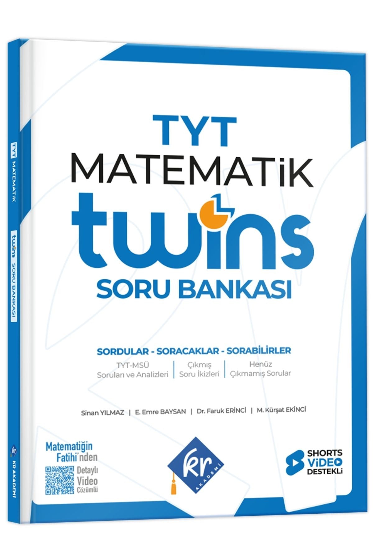 2027 TYT Twins Matematik Soru Bankası KR Akademi Yayınları kitap kapağı